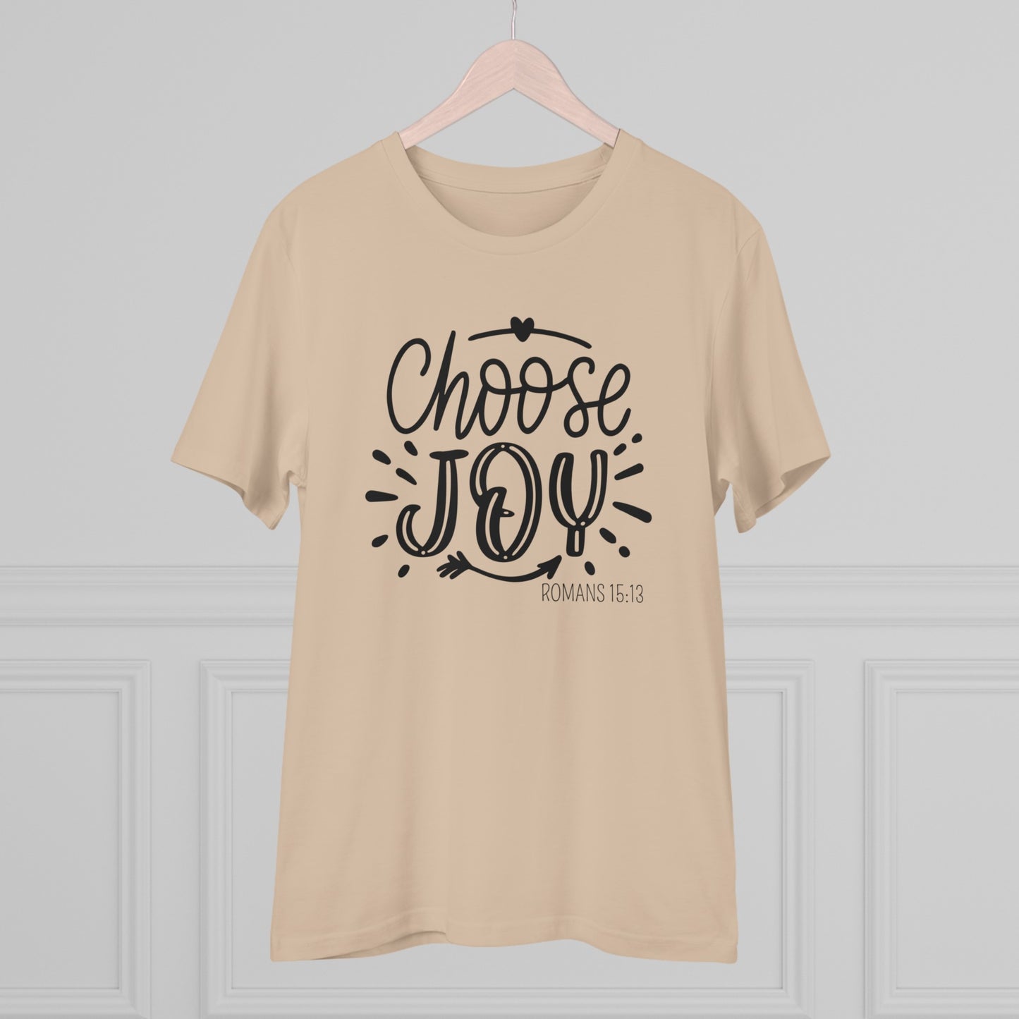Choose Joy - Romans 15:13 - Organic Unisex T-shirt